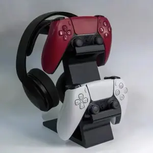 3D Printed Game Controller Headset Stand, Console Controller Accessories, Universal Holder for Ps4/ps5/xbox Controllers, Integrated Design for Enhanced Gaming Experience