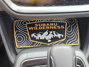 Subaru Crosstrek Wilderness Dash Pocket Pad: TOPO Pattern, PETG Material