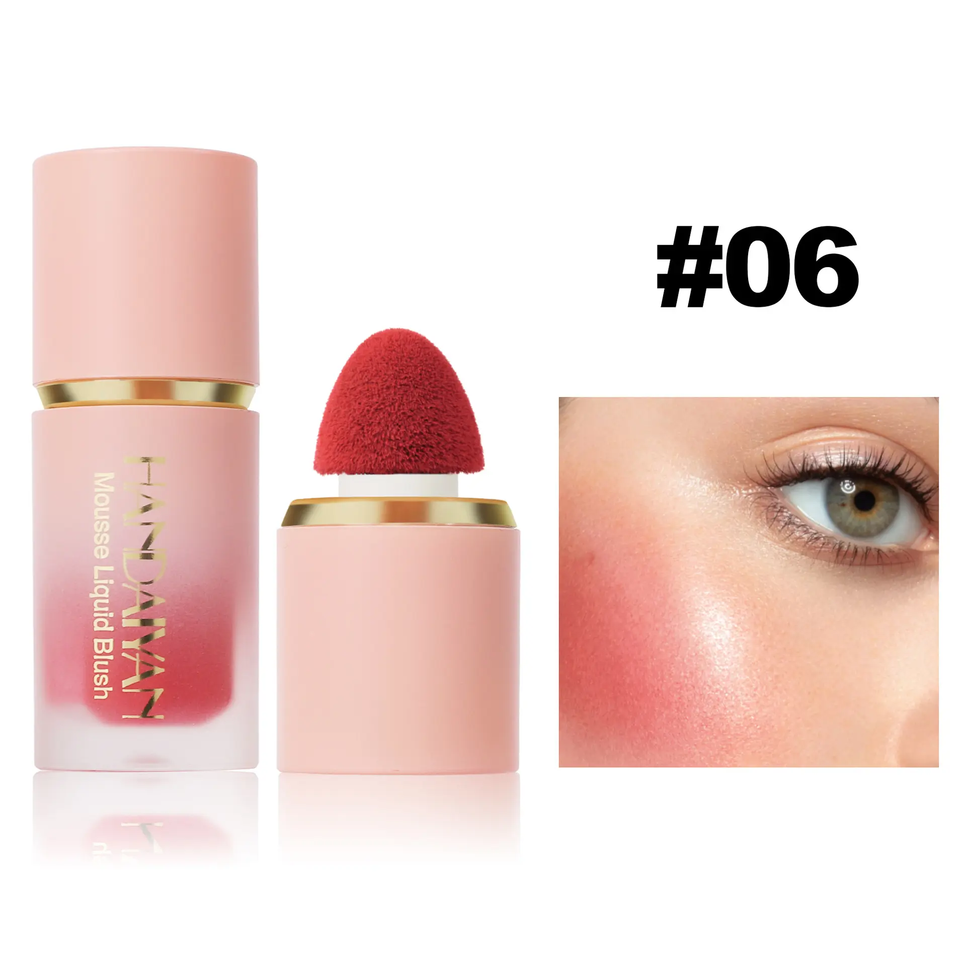 Liquid Blush Serum, Liquid Blush, Hydrating Serum Blush, Dewy Glow Finish, Lightweight, Clean Makeup, Long-Lasting, Natural, Easy to blend with brush applicator, Soft-focus cheek color, Spring gift, Refresh look