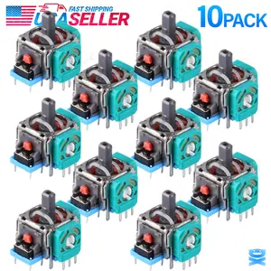 10-Pack Analog Stick Joystick Replacement For PS5 Controller