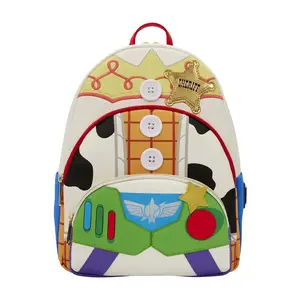 Loungefly Disney Pixar Toy Story 5 Triple Pocket Jessie, Woody, & Buzz Mini Backpack