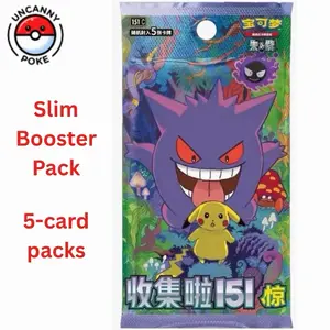 151 Surprise Gengar SLIM Booster Pack - Simplified Chinese - Pokemon
