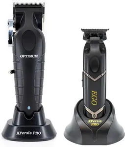 XPERSIS PRO Optimum Floating Lever Cordless Hair Clipper And Ego Brushless Cordless Hair Trimmer Combo Black