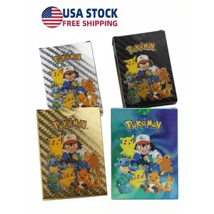 4 Colors  New MULTI COLOR 55 Cards Pokemon Cards No Duplicates NM FOR COLLETC GIFTS