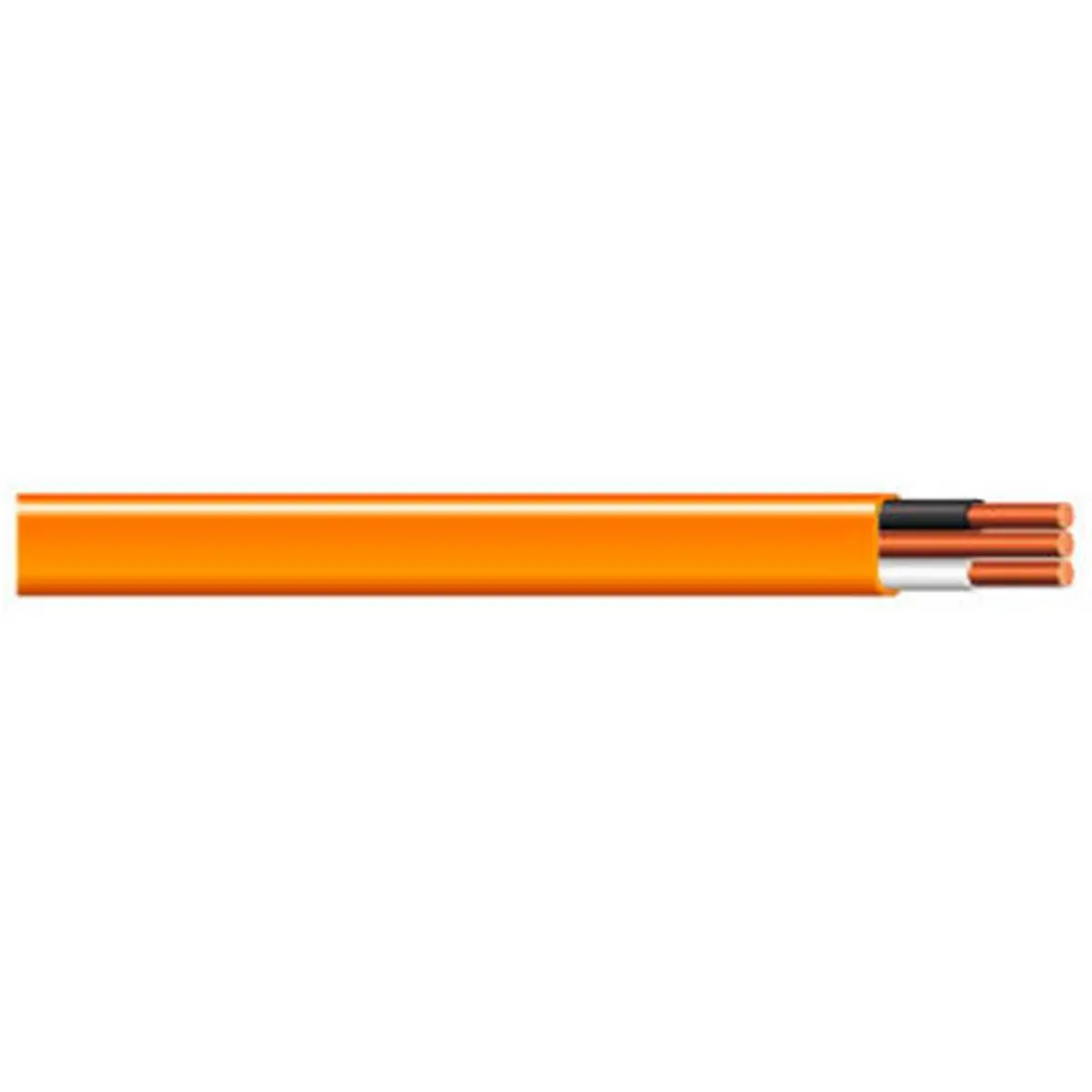 212 MAIN 10/2 Gauge Grounded Non-Metallic Sheathed Copper Wire Cable, 50 ft, Part No. 147-1802BR, for Household & Large Home Appliances