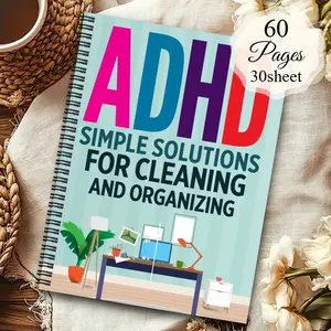 Organize Your Space Efficiently with Our Cleaning Schedule Planner, Perfect for Home Office & Dorm Use, Essential Adhd Office Accessory