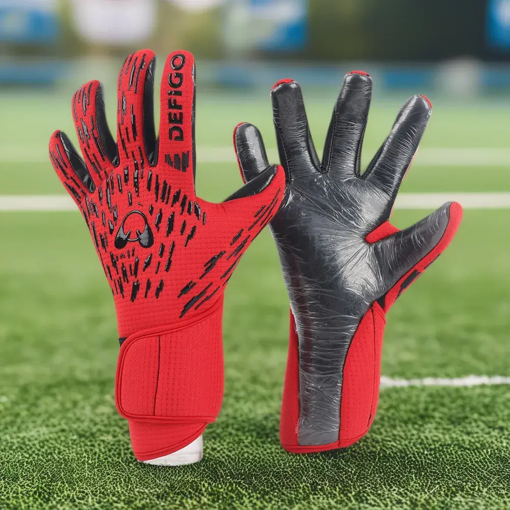 Professional Competition-Grade Football Gloves for Adults - Ultra-Sticky, Non-Slip, Wear-Resistant for Training & Competition Use