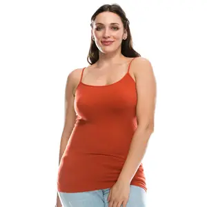 KURVE BUTTER SOFT PLUS SIZE LONG CAMISOLE