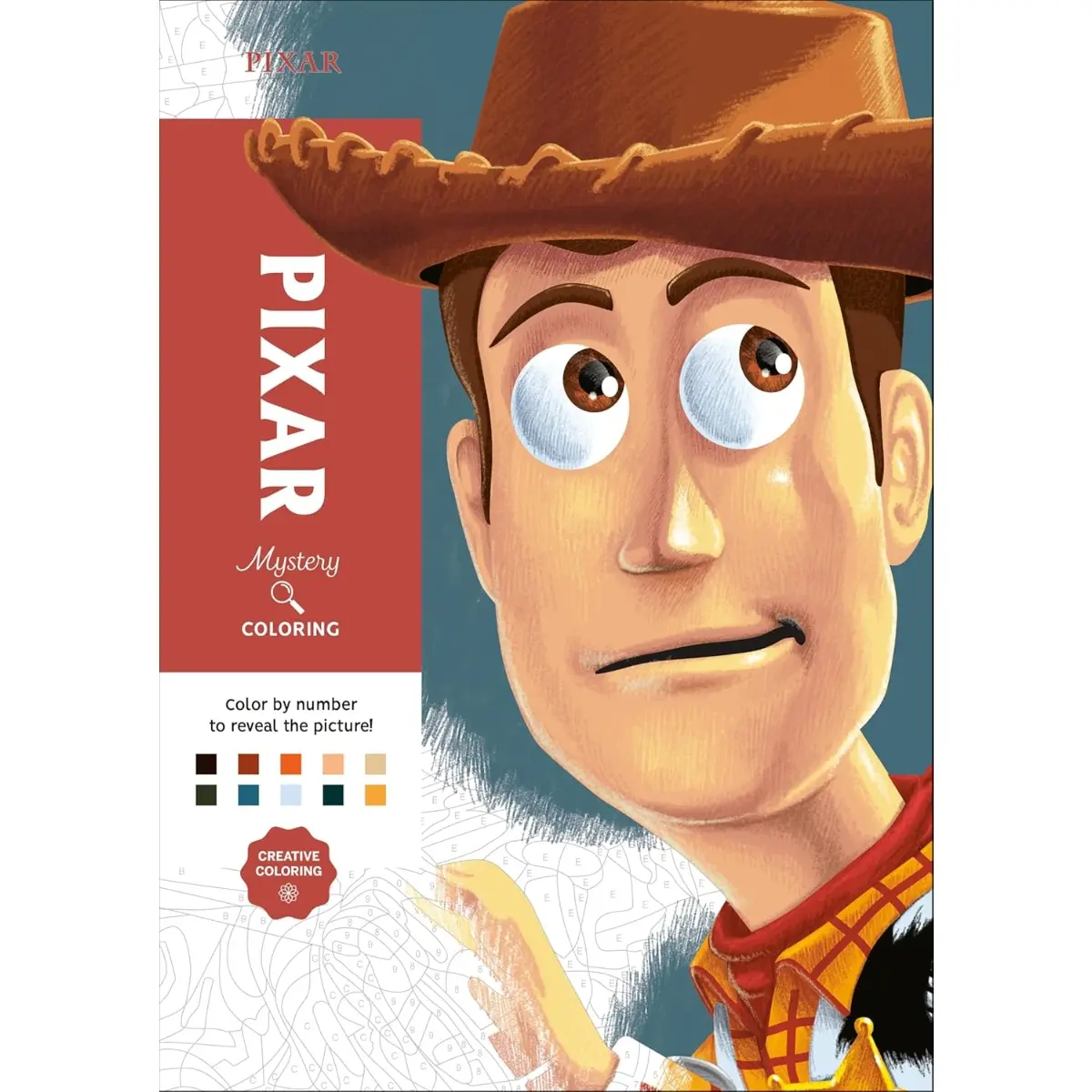 Disney Pixar Mystery Coloring Book: Color-by-Number Adventure, Paperback, Interactive, Illustrated Pages Activity Book, Color By Number Activity Books, Interactive Activity Books