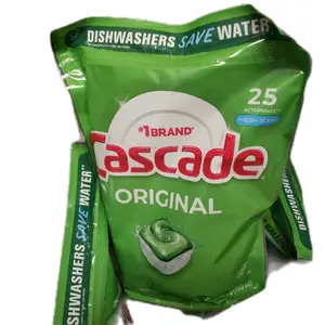 Cascade Original Dishwasher Pods - 25 Pods Total - Fresh Scent - Save Water & Effective Stain Removal - Ideal for Busy Homes Household