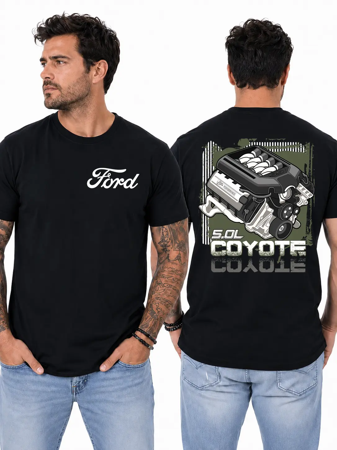 High-performance engine t-shirt, t-shirt for car enthusiasts and mechanics, gift for car fans or engine lovers.