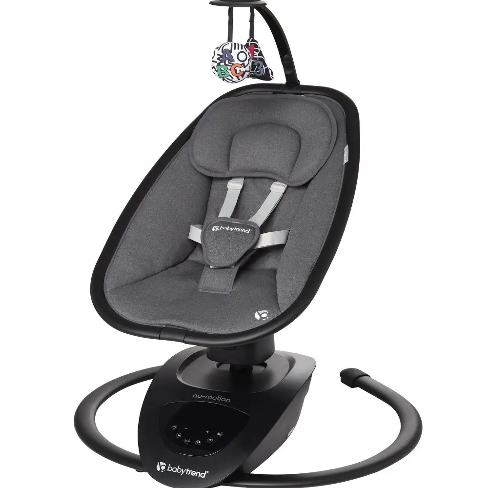 Baby Trend Nu-Motion Infinity Swing with Interactive Display - Midnight Black