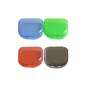 Dental Retainer Storage Box, 1 Count Dental Retainer Case, Dental Guard Holder, Dental Retainer Storage Box for Home & Travel