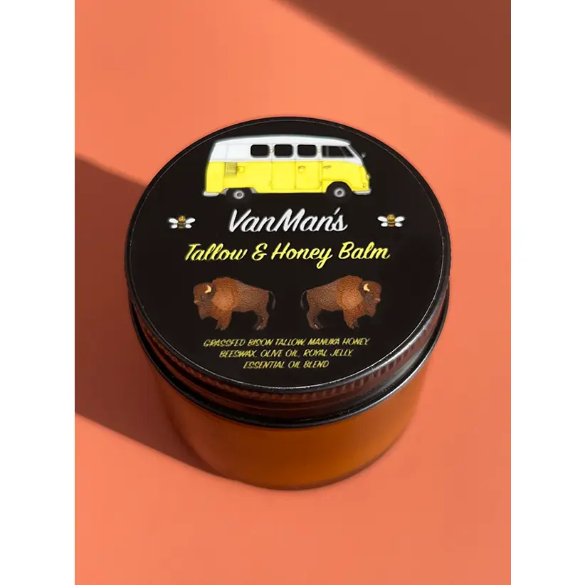 VanMan's Bison Tallow & Honey Face Balm - 2 oz