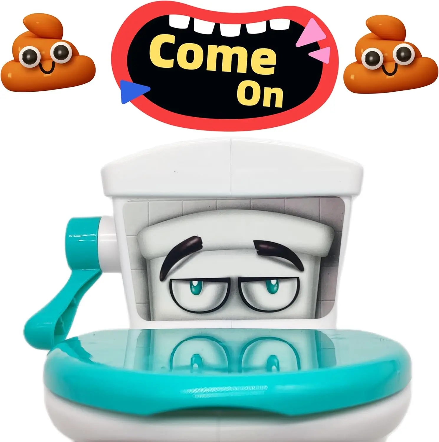 family board game Interactive Poop Shooting Game Set - Plastic Poop Launcher Kids Laugh Toy for Family Fun, Funny Novelty Gift for prank toy Playtime