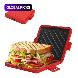 1PC Microwave Toastie Sandwich Maker, a must-have new product for the kitchen in 2026. Microwave power and bread humidity and thickness vary. Adjust the heating time and power of the microwave according to personal taste and different bread types