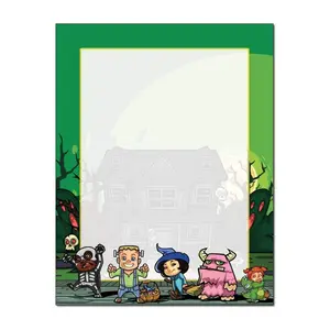 Trick or Treat Halloween Letterhead Laser & Inkjet Printer Paper - 8.5x11in. (25 Sheets) (olh700) - Halloween Stationery