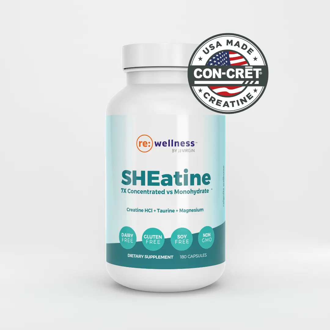 SHEatine™ Capsules | Creatine HCL, Taurine & Magnesium Glycinate | 180 Capsules | Reignite Wellness by JJ Virgin
