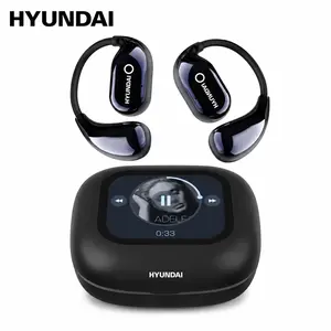 HYUNDAI HY Q18 Pro Electronic Earbud Bluetooth Headset with Full Color Touch Screen, Audio Wireless Headphones for Music & Phone Calls