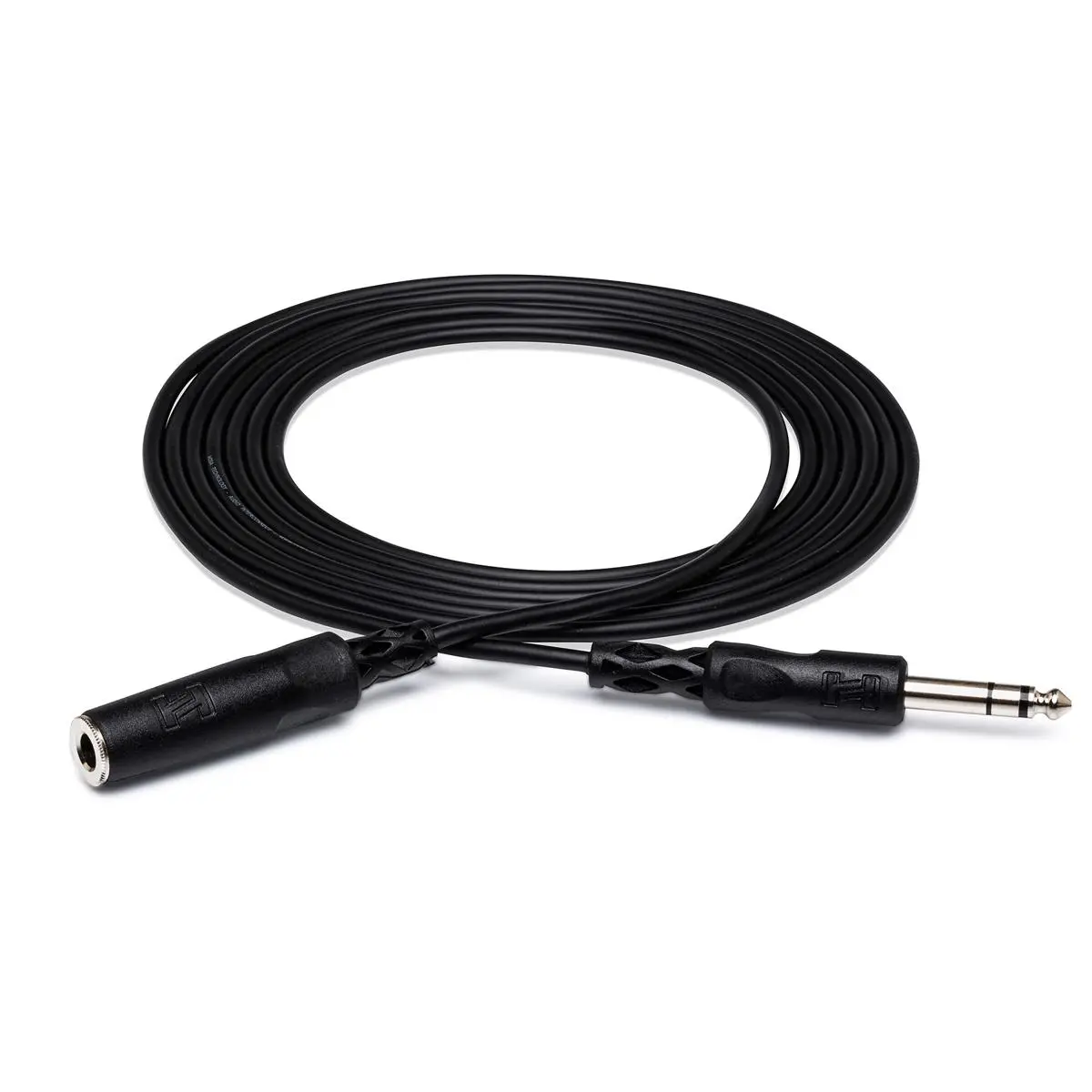 Hosa Technology Durable Stereo 1/4" Female Plug to 1/4" Male Plug TRS Headphone Extension Cable, 25' - Audio Accessories for Secure Headphone Connection