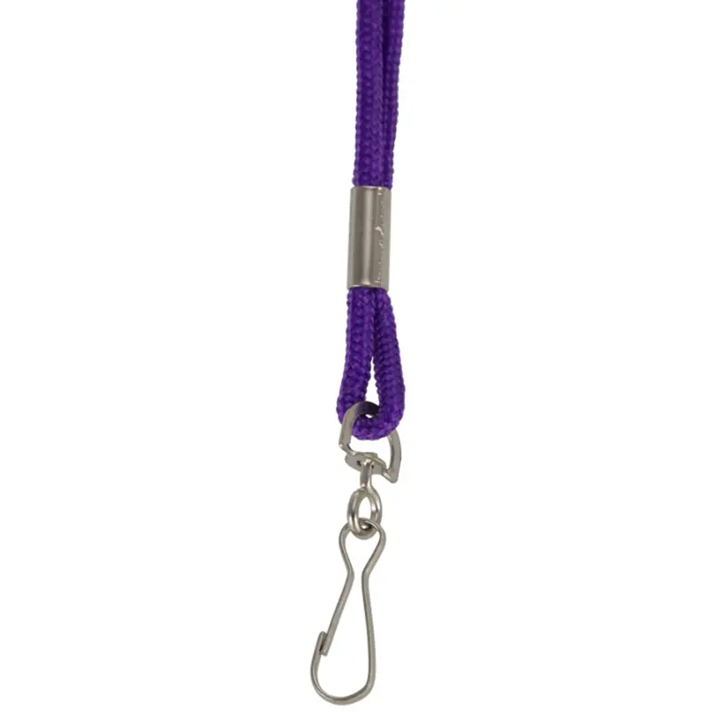 Baumgartens Sicurix Standard Lanyard - Purple, Lanyard for ID Badge, Name Tag Holder (24 Each), Name Tag Lanyards