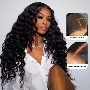 [NEW ARRIVAL] ISEE HAIR Wear Go M-cap Loose Curly Glueless Wigs Human Hair 9*6 HD Lace Front Wigs Pre Plucked Tiny Knots Glueless Human Wigs Beginners Friendly Adjustable Red Elastic Band #ISEECrochetNewArrivals #SummerVibes