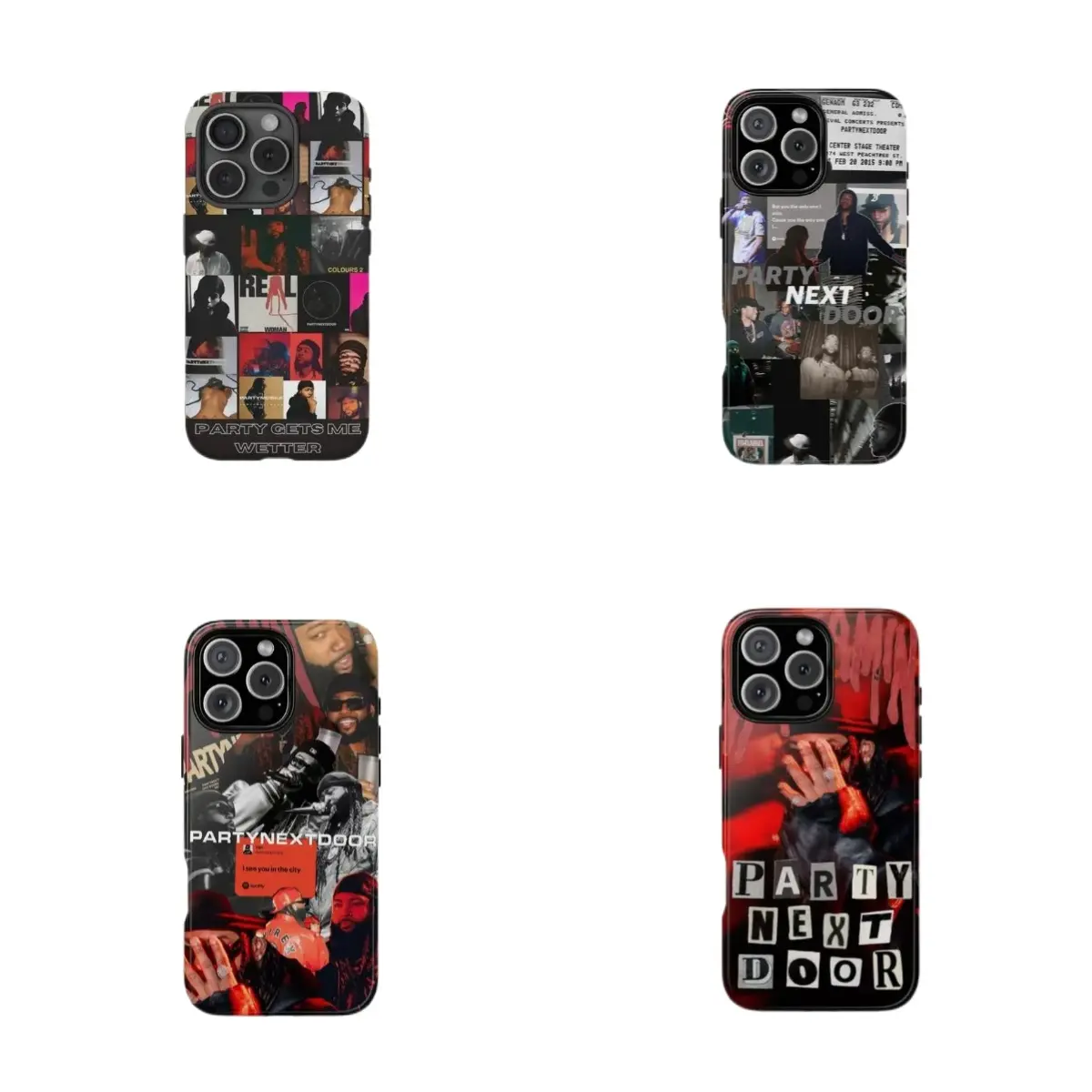 PartyNextDoor Smartphone Casing - Handheld Cellphone Cases for iPhone 12/13/14/15/16/17 ProMax, Pro Plus, 17 Air - Fashionable Gift for Her/Him Compatible with Mobile Devices