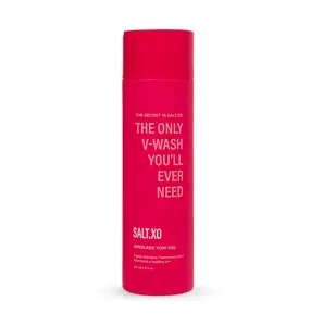 salt.xo Seedless Yoni Gel Wash, Feminine Wash with Refreshing Cucumber and Aloe Vera, All Natural Intimate Care Gel for Women, pH Balance V Wash Cruelty-Free, Feminine Hygiene Products (8 Fl Oz)