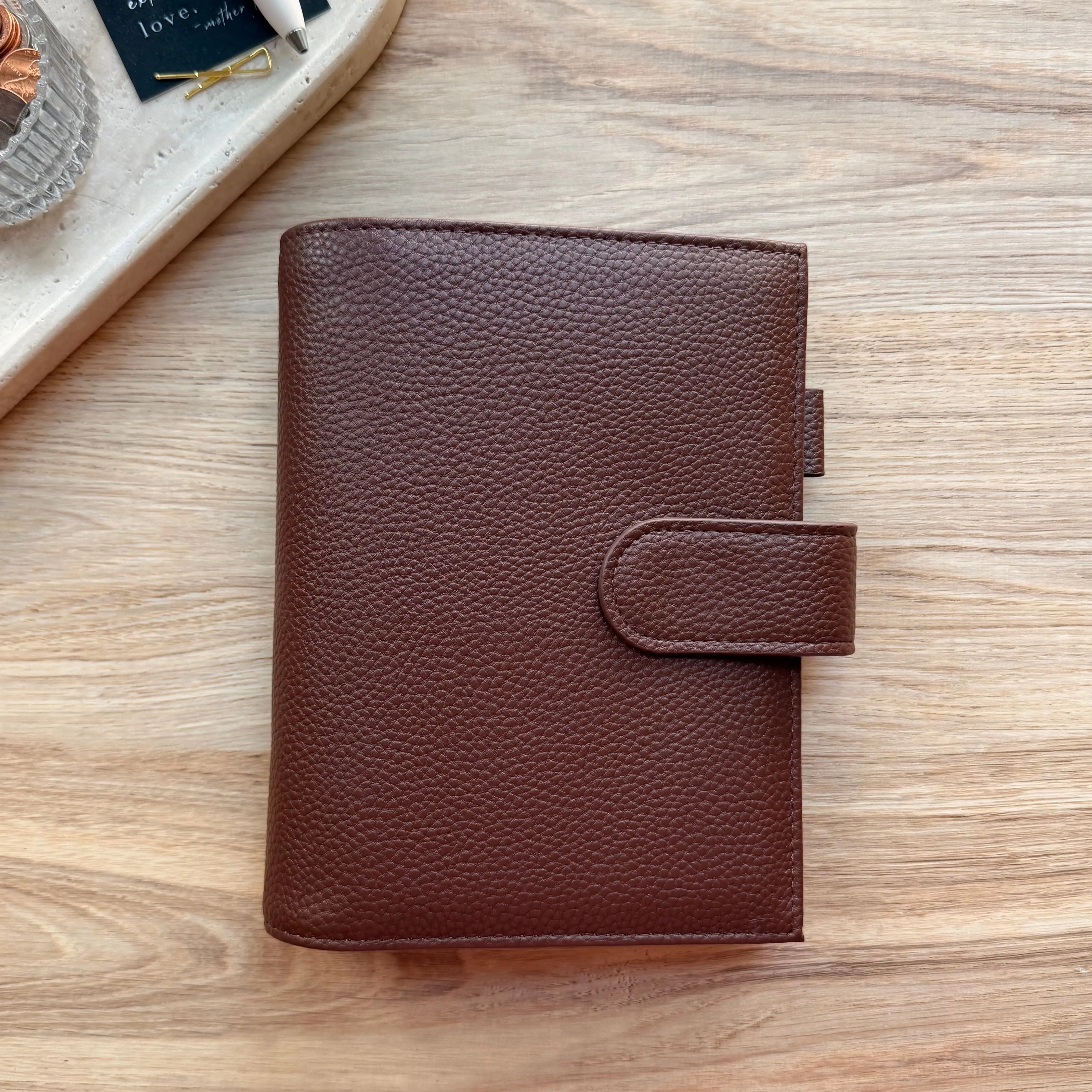 Classic A6 Binder, Nina Collection, Standard Size Office Binder for Document Hold