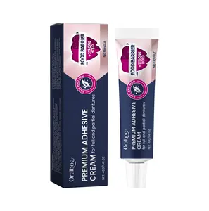 No-Flavour Denture Adhesive Cream with Strong Hold & Food Barrier for Full and Partial Dentures