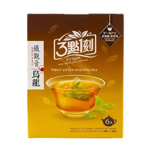 3:15PM Tie Guan Yin Oolong Tea Bags - Authentic Iron Goddess Oolong Loose Leaf Tea, 21g