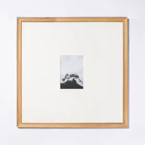 20" x 20" Matted to 5" x 7" Gallery Frame Natural Wood - Threshold designed with Studio McGee