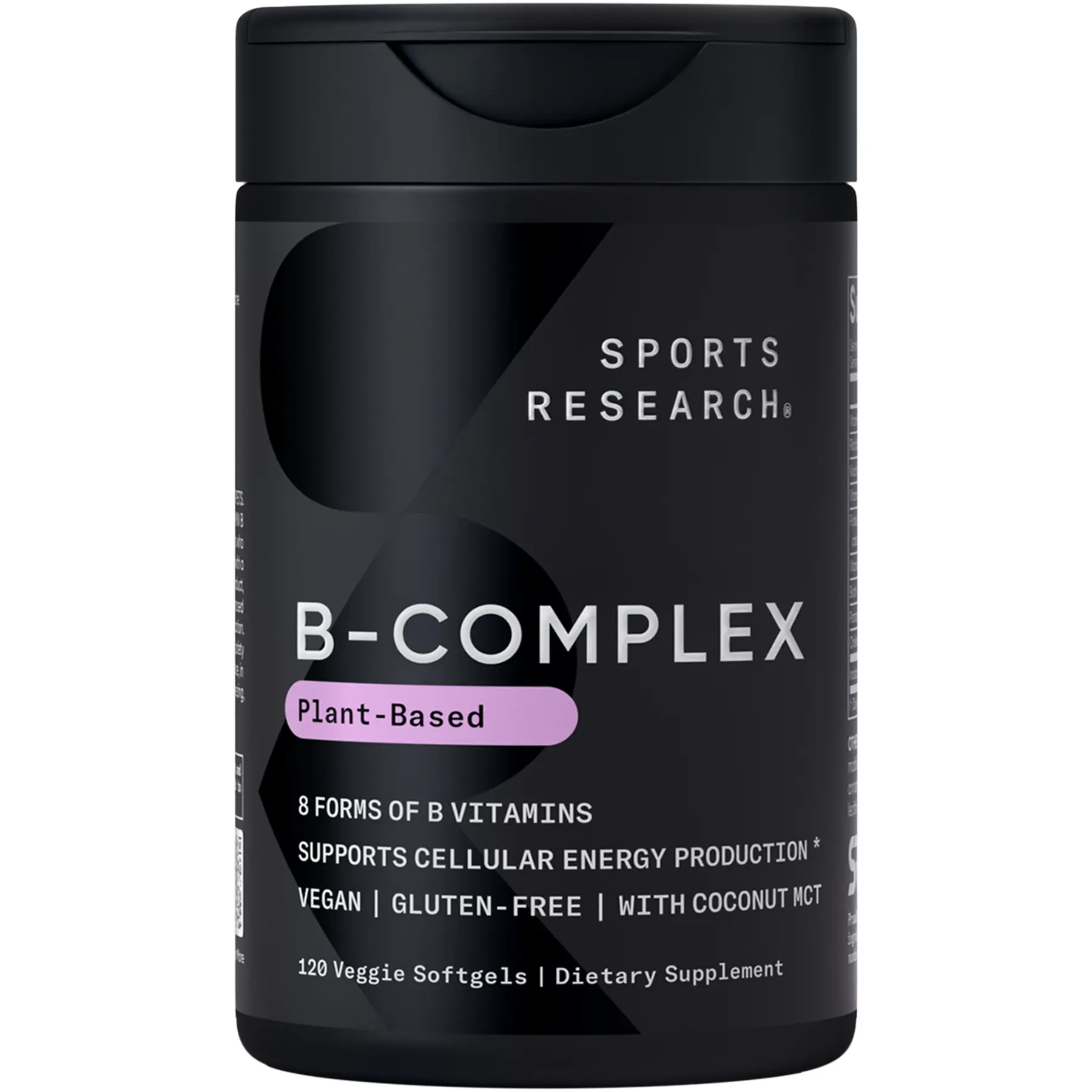 Sports Research® Vitamin B-Complex, 120 Count Plantgels™