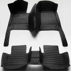 Custom Car Floor Mat For Ford Mustang 2015 2016 2017 2018 2019 2020 2021 2022 Left/Right -hand Drive Auto Interior Accessories car mats Carpet Waterproof design Full Coverage