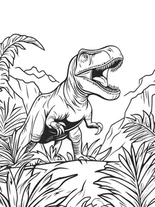 Dinosaur Paint Kit for Kids and Adults - Paint by Numbers Style - Pre-Drawn Canvas