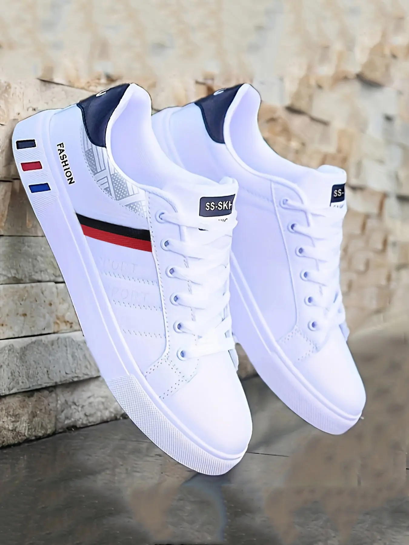 Men's Lace-Up Low-Top Sneakers, Low Top Trainers, All Seasons Sneaker, Athletic Casual Sneakers, Casual Sports Skate Shoes, Versatile Daily Wear Sneakers, Fashionable Versatile Sneakers
