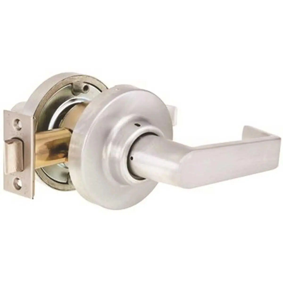 Marks USA 195 N 26D Grade 1 Satin Chrome Door Lever, Hall & Closet Use, 4 in. Height, 7 in. Width, 8.5 in. Depth, Dependable Performance