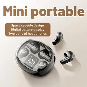 Wireless sleep earphones,Bluetooth gaming earphones,2-in-1 function earphones,touch operation,high-definition sound quality,comfortable to wear,digital screen display,compatible with iOS and Android,suitable for sleep,gaming,calling,and work classroom use