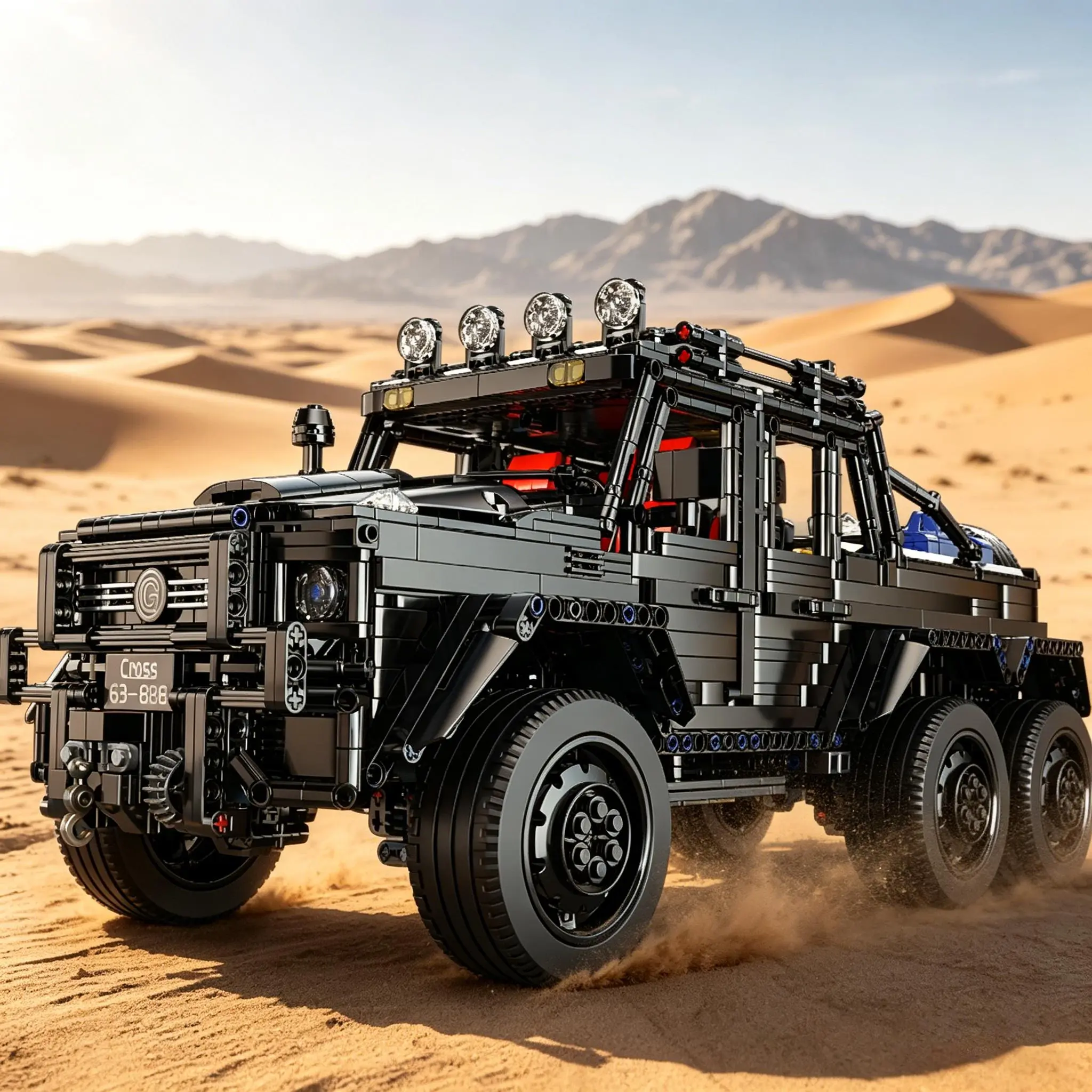 1:8 Off-Road SUV Building Blocks Set – 3224PCS Large Model Car Kit, MOC Scale Vehicle Assembly Project, STEM Display Collectible Gift for Adults & Teens