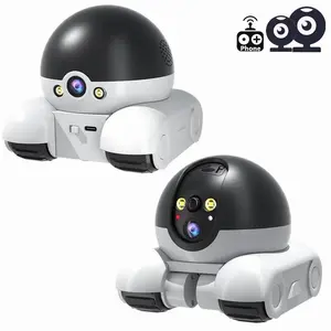 Intelligent Elderly Pet Camera, Remote WiFi Voice Intercom Cat & Dog Camera, Home Companion Front & Rear Dual Cameras