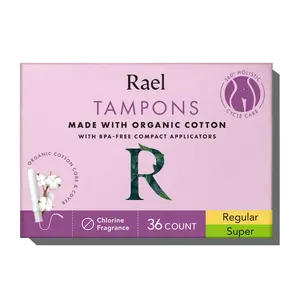 Compact Tampons Made With Organic Cotton Value Pack
