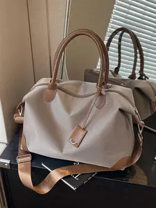 Retro fitness travel bag, outdoor travel boarding bag, wet dry separation trolley travel bag, fashionable textured shoulder messenger bag, casual trendy shoulder handbag, Travel Duffle Bag, suitable for fitness, travel business trips, other scenarios.