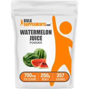 BulkSupplements - Watermelon Juice Powder - Antioxidant - Refreshing Flavor - 250g - 700mg per Serving