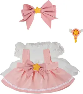 17cm Doll Clothes ,6.7 Inches Cute Doll Clothes Suitable for Dolls Accessories, Dress Up Clothes for 17cm Plush Doll(NO Doll) (Pink Princess)
