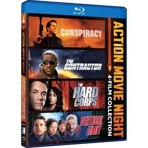 Action Movie Night: 4-Film Collection  [BLU-RAY MOVIE] 2 Pack, Ac-3/Dolby Digital, Subtitled, Widescreen