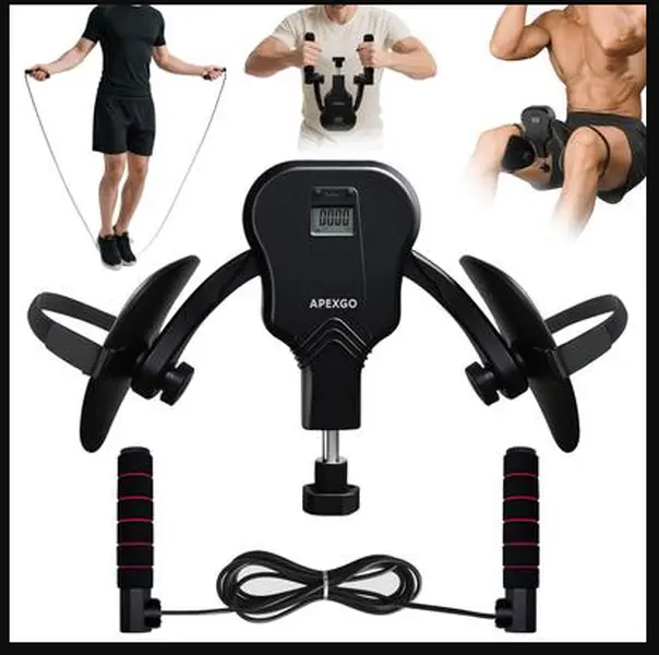 3-in-1 Adjustable Thigh & Booty Trainer - Compact, Functional Strength Training Equipment for Travel, Inner Thighs, Glutes, Core Workouts