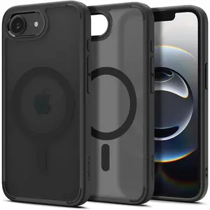 Spigen for iPhone 17e / 16e Case, Ultra Hybrid MagFit [Anti-Yellowing] [Compatible with Magsafe] - Frost Black