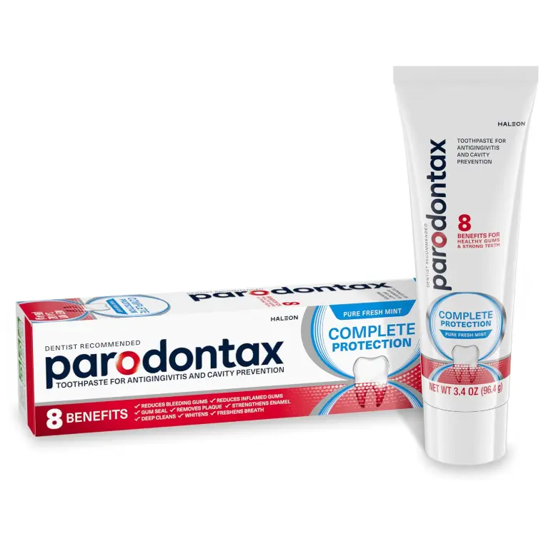 Parodontax Complete Protection Toothpaste for Bleeding Gums, Gingivitis ...