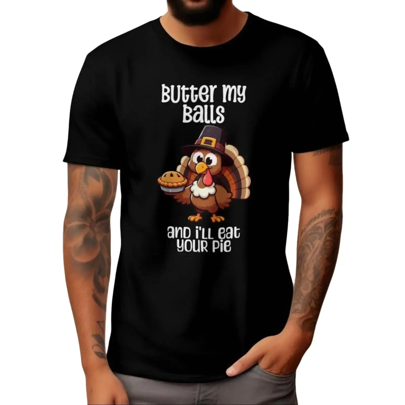Funny Thanksgiving Tee, Turkey Day Shirt, Thanksgiving Day Apparel, Thanksgiving Dinner Outfit, Men's Thanksgiving Top boyfriend  tees streetwear  outfits  men sohochic