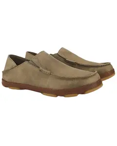 Olukai Men's Olukai Men'S Moloa Nubuck Slip-On Casual Shoes Moc Toe - 10128-1033